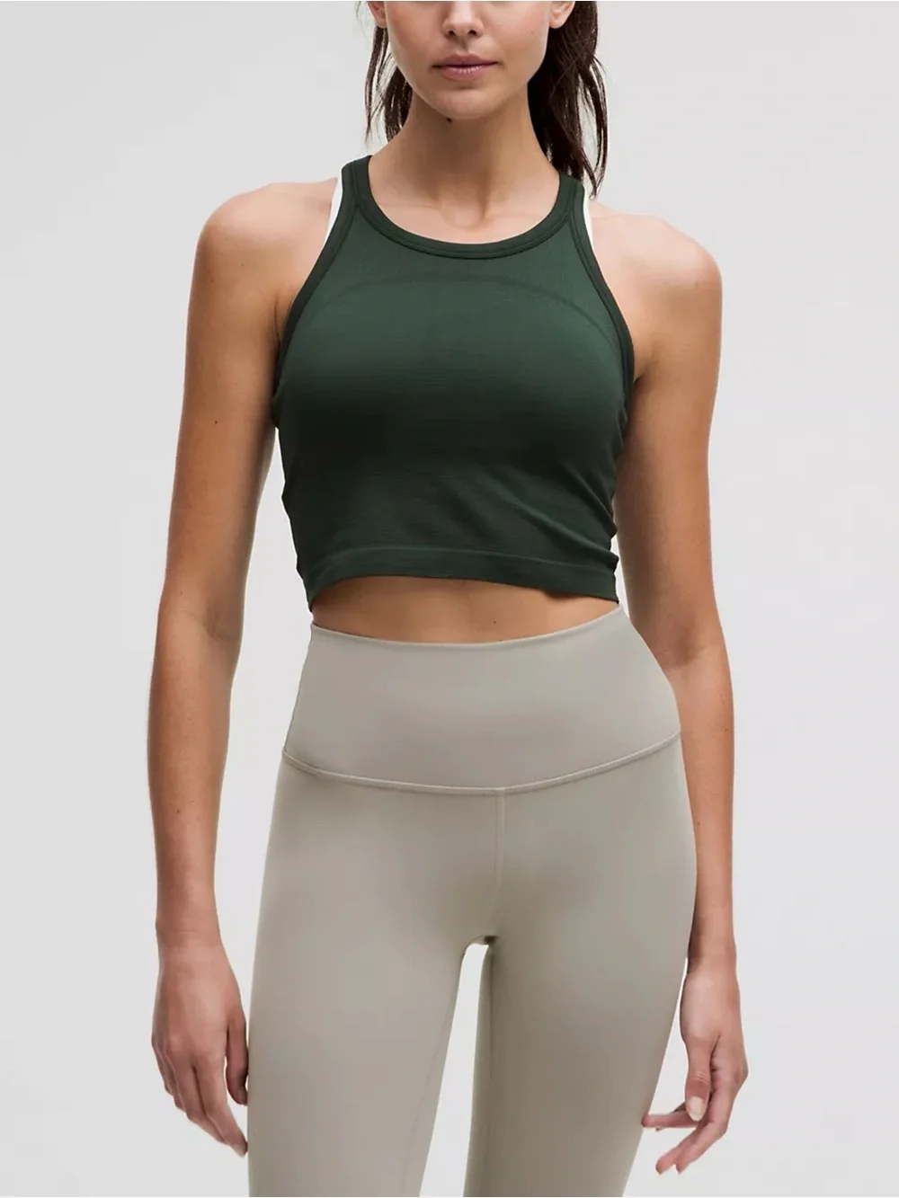 Lululemon Swiftly Tech Cropped Racerback Tank Top 2.0 Sz 4